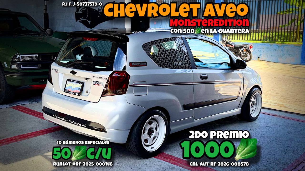 AVEO Monster en 3.696 Bs